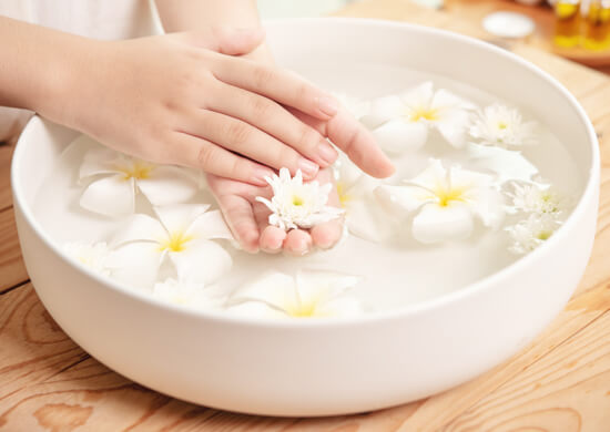 Client at Brooklyn Brows salon